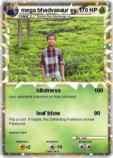 Pokemon mega bhadvasaur ex