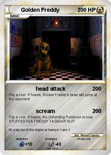 Pokemon Golden Freddy