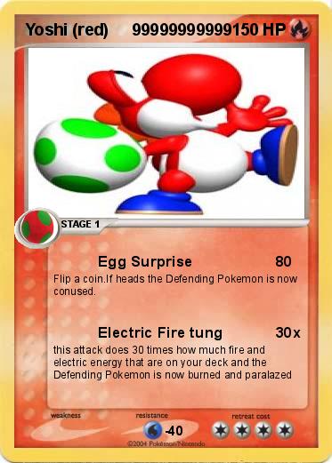 Pokemon Yoshi (red)     99999999999