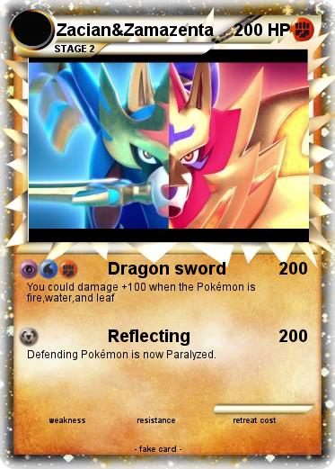 Pokemon Zacian&Zamazenta