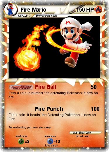 Pokemon Fire Mario