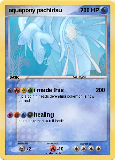 Pokemon aquapony pachirisu