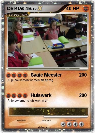 Pokemon De Klas 4B