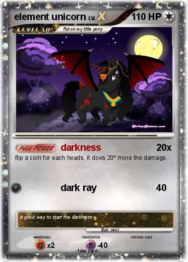 Pokemon element unicorn