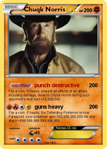 Pokemon Chuqk Norris