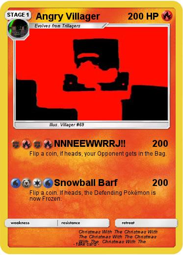 Pokemon Angry Villager
