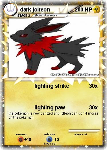 Pokemon dark jolteon