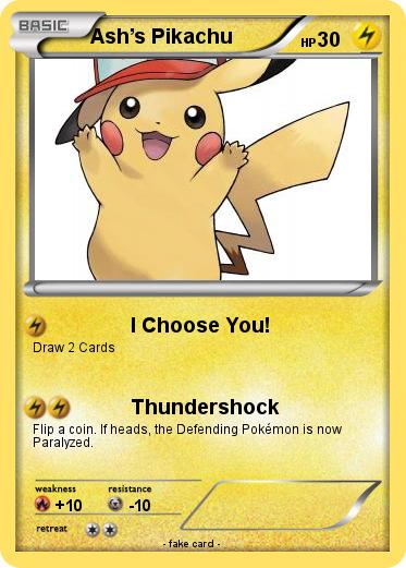 Pokemon Ash’s Pikachu