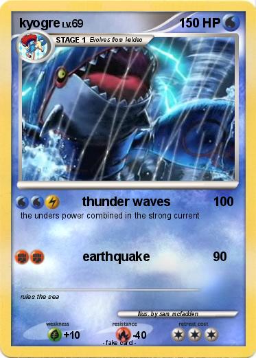 Pokemon kyogre