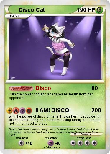 Pokemon Disco Cat