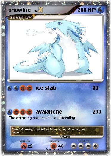 Pokemon snowfire