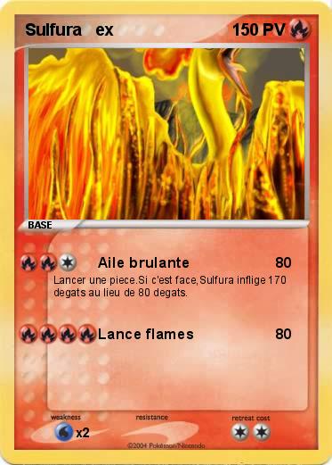 Pokemon Sulfura   ex