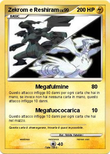 Pokemon Zekrom e Reshiram