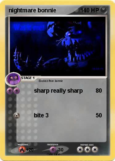 Pokemon nightmare bonnie