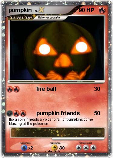Pokemon pumpkin