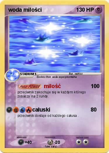 Pokemon woda miłości