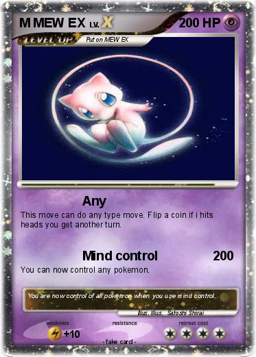 Pokemon M MEW EX