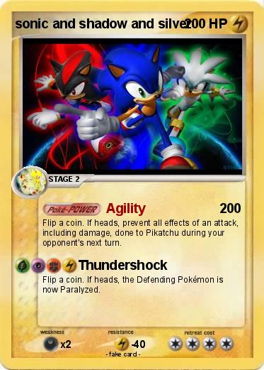Pokemon sonic and shadow and silver