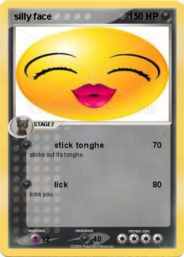 Pokemon silly face