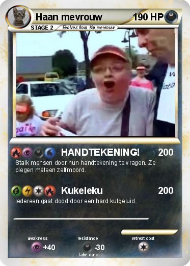 Pokemon Haan mevrouw