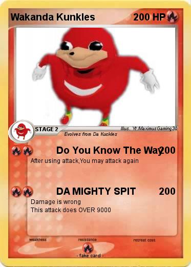 Pokemon Wakanda Kunkles