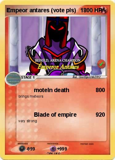 Pokemon Empeor antares (vote pls)