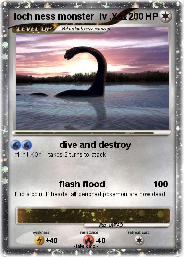 Pokemon loch ness monster  lv .X