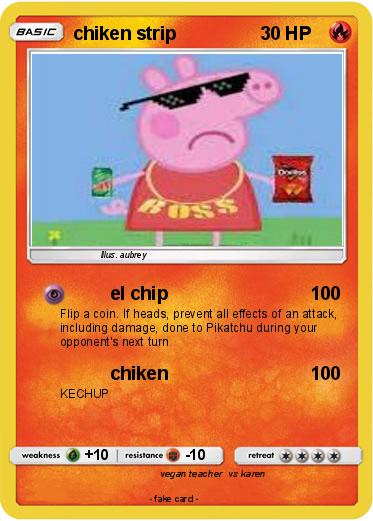 Pokemon chiken strip