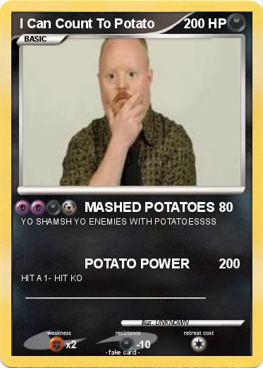 Pokemon I Can Count To Potato