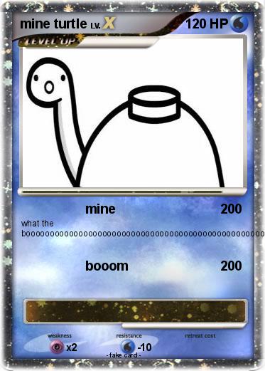Pokemon mine turtle