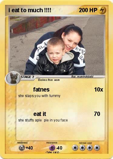 Pokemon i eat to much !!!!