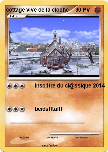 Pokemon cottage vive de la cloche