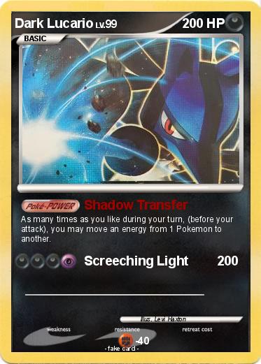 Pokemon Dark Lucario
