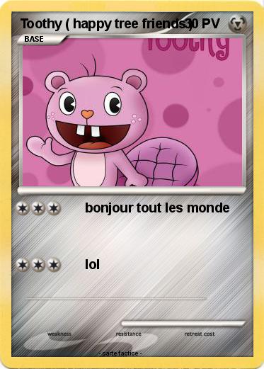 Pokemon Toothy ( happy tree friends )