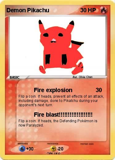 Pokemon Demon Pikachu