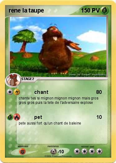 Pokemon rene la taupe