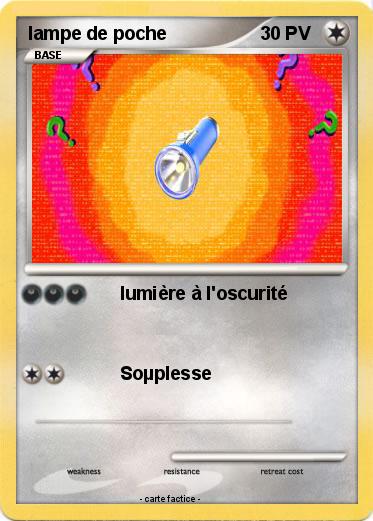 Pokemon lampe de poche