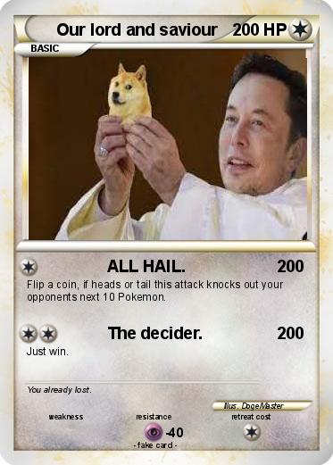 Pokemon Our lord and saviour