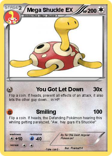Pokemon Mega Shuckle EX