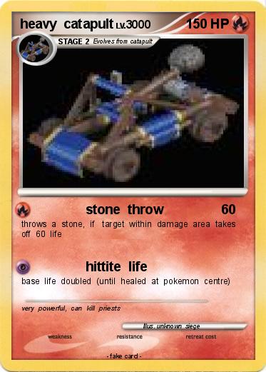 Pokemon heavy  catapult