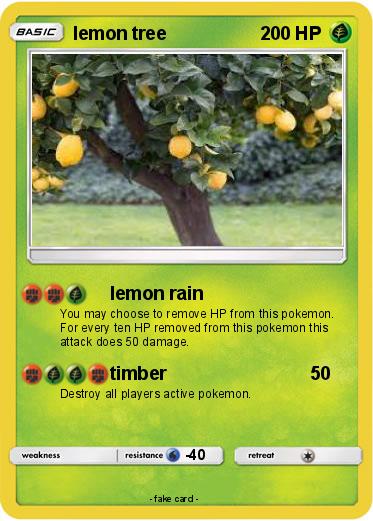 Pokemon lemon tree