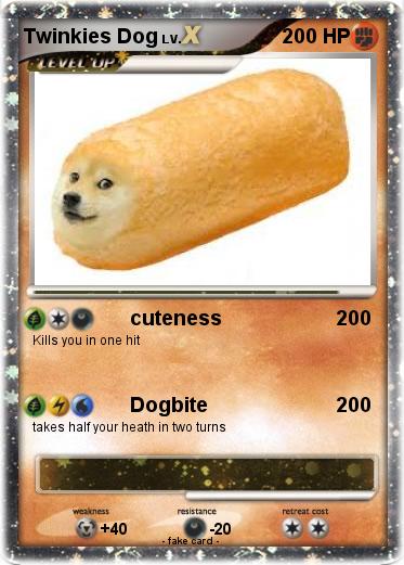 Pokemon Twinkies Dog