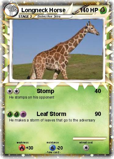 Pokemon Longneck Horse