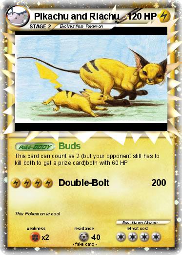 Pokemon Pikachu and Riachu
