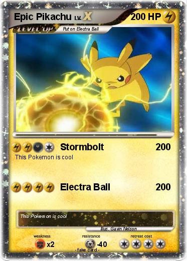 Pokemon Epic Pikachu