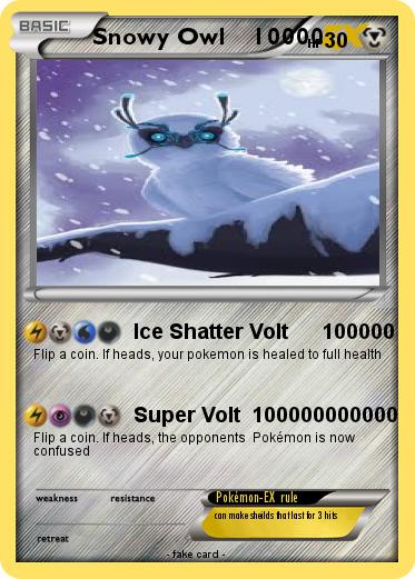Pokemon Snowy Owl    10000