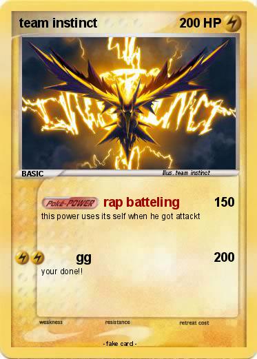 Pokemon team instinct