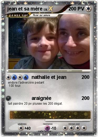 Pokemon jean et sa mère