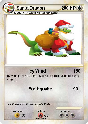 Pokemon Santa Dragon