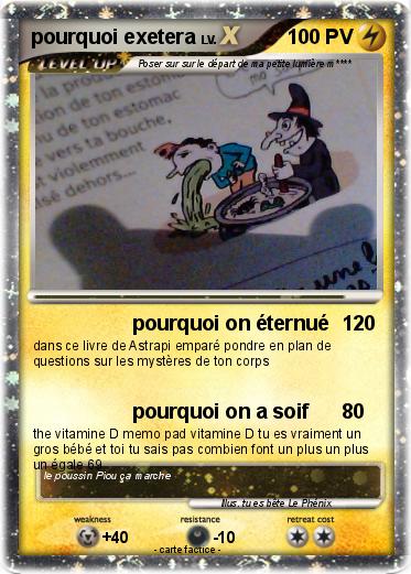 Pokemon pourquoi exetera